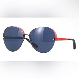 Christian Dior Limited Edition Red Pink Gold Sunglasses NEW